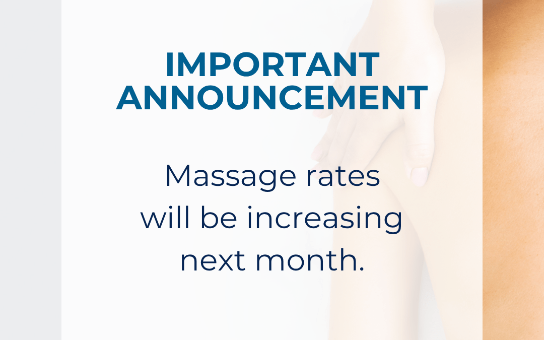 Lock in Your Massage Sessions Before Prices Go Up